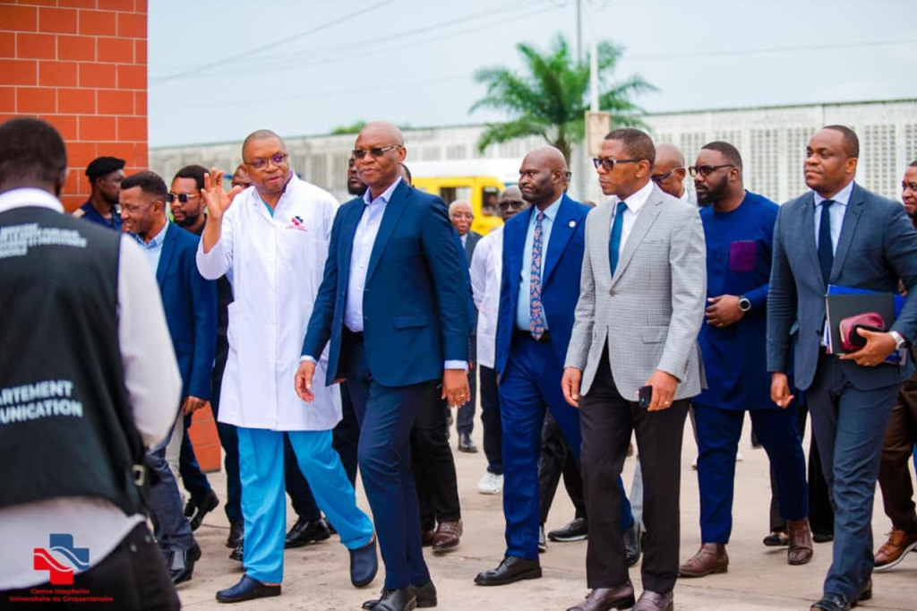 Visite officielle du Ministre de la Santé au CHU du Cinquantenaire